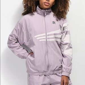 Lavender adidas track jacket Clearance